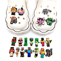 Pikkukuva 1 / 4: 20 kpl Minecraft lore Kenkäkoristeet luolakengät DIY-koristelu 20PCS