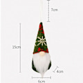 Miniatyrbild 3 av 5: 3 st julgranshängande tomteplyschdockor prydnadsföremål red 3pcs