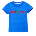Miniatyrbild 1 av 3: Mr B-east Pojkar T-shirt Sommar T-shirt Topp Barn Kortärmad Dark Blue 150cm