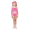 Pikkukuva 5 / 5: Kesätyttöjen merenneidon pyrstö Monofin Halloween -asu Prinsessamekko Uimapuku Bikini Uimapuku Uintiin C 140cm