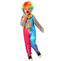 Pikkukuva 4 / 5: Klovnipuku lapsille Pojat Klovnipuku Hauska sirkus Naamiaisasu Halloween Joulu Karnevaaliasu XL