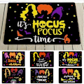 Miniatyrbild 2 av 5: Halloween Dörrmatta Hocus Pocus Dörrmatta Inomhus/Utomhus Entré Golvmattor Hem F