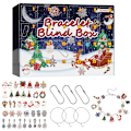 Miniatyrbillede 2 af 5: Julekalender Jule Nedtællingskalender DIY Charme Armbånd Fremstillingssæt Blind Box