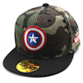 Miniatyrbild 5 av 5: Småbarn Pojkar Camo Baseballkepsar Pojke Flickor Hip Hop Captain America