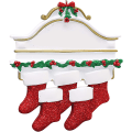 Miniatyrbilde 1 av 3: Julestrømper Juletre Hengende Dekor Hjemmefest DIY Gave 5pcs