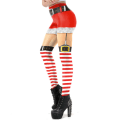 Miniatyrbild 10 av 11: Dam Leggings med Julmotiv - Slank Passform - Santa Stretch Byxor A