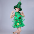 Miniatyrbild 4 av 6: Julklappsklänning för flickor, julgran Cosplay Kostym, Festklänning, Julkläder, 2-10 år 120cm