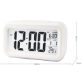 Miniatyrbild 3 av 4: Batteridriven LED-display Digital Smart Väckarklocka Snooze Temperatur rose red