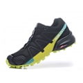 Pikkukuva 1 / 5: SALOMON Speedcross 4 miesten juoksukengät lenkkitossut vaelluskengät Black Fluorescent Yellow 41