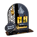 Pikkukuva 1 / 5: 2024 Eid Ramadan Mubarak Advent -joulukalenteri koristeet kotiin Black
