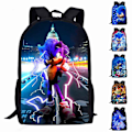 Miniatyrbild 3 av 9: Barn Pojkar Flickor Cartoon Sonic Ryggsäck Skolväska Casual Bookbag Resväska Födelsedag Julgåvor #6