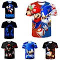 Pikkukuva 2 / 3: Sonic the Hedgehog poikien t-paita kesäinen lyhythihainen #1 140cm