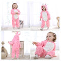 Miniatyrbild 2 av 4: Baby Djurhuva Romper Jumpsuit Bodysuit Kläder Vinterkläder A 90cm