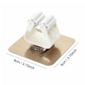 Miniatyrbild 3 av 5: 4-pack Självhäftande Mopphållare Väggmonterad Hängare Kvast Hylla 4pcs