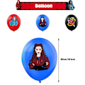 Miniatyrbilde 5 av 5: Descendants: The Rise of Red Bursdagsfest Utstyr Banner Ballonger Kake Cupcake Toppers Sett Dekorasjon