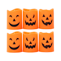 Miniatyrbillede 3 af 5: 6 stk./sæt Halloween batteridrevne lys, LED Halloween lys, Halloween borddekoration til hjemmefester