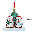 Pikkukuva 3 / 5: Joulu Pingviini Perhe Riipus Joulukuusi Koriste DIY Ripustus 7 penguins