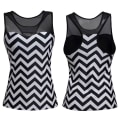 Miniatyrbild 7 av 8: Dampeded Tankini Set Sportig med Boy Shorts Bikini Baddräkt Badkläder black XL