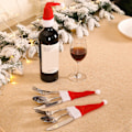 Miniatyrbillede 5 af 5: 10 stk. Julemandshueholder Julebordsservice Bestikholder Dekoration 10PCS