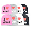 Pikkukuva 2 / 5: Pienten lasten tyttöjen ja poikien talvihatut pink MAMA