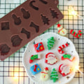 Miniatyrbillede 5 af 5: 12 huller 3D jule silikone chokoladeform kagebageform
