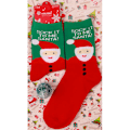 Miniatyrbilde 5 av 5: 2/4/6/10 stk. Jule 10 farger Dekorer Mote Tegneseriesokker red snowflake 2PCS