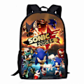 Miniatyrbild 1 av 9: Barn Pojkar Flickor Cartoon Sonic Ryggsäck Skola Väska Casual Bokväska Resa Ryggsäck Födelsedag Julgåvor #3
