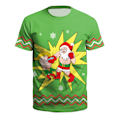 Miniatyrbild 1 av 3: Jul-tema T-shirt med Rund Hals - Vinter & Fritid A S