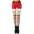 Miniatyrbild 11 av 11: Dam Leggings med Julmotiv - Slank Passform - Santa Stretch Byxor G