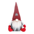 Miniatyrbild 4 av 5: Jultomtar Plyschdocka Dvärg Elf Ornament Juldekaler red