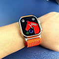 Miniatyrbillede 2 af 5: S9 Ultra Smart Watch 2.02\" HD Stor Skærm Mænd Kvinder Smartwatch Bluetooth Opkald Bluetooth Musik Søvnovervågning Trådløs Opladning Ur Grey