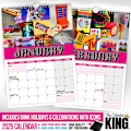 Miniatyrbild 5 av 5: Tillbaka till 80-talet Väggkalender 2025 Väggkalender Jul Födelsedagspresent