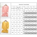 Pikkukuva 3 / 3: Naisten talvinen lämmin fleece-collegepaita, oloasu, pitkähihainen toppi red XL