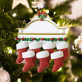 Miniatyrbilde 1 av 3: Julestrømper Juletre Hengende Dekor Hjemmefest DIY Gave 7pcs