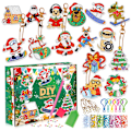 Miniatyrbild 1 av 5: Julkalender med överraskningsleksaker i blindbox för barn 2024 - Julklappar