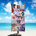 Miniatyrbild 1 av 2: Taylor Swift Badhandduk för Strand, Bad och Pool - Tjock Mikrofiber Turtfilt 75*150cm - Present C 75*150cm