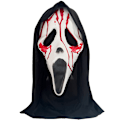 Miniatyrbillede 1 af 4: Halloween Maske Skrig Spøgelse Maske Horror Sjov Udklædning Rekvisitter F