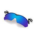 Miniatyrbild 3 av 8: 2024 Nya polariserade clip-on solglasögon, clip-on hatt polariserade solglasögon, fiske cykling jakt UV-skydd solglasögon Blue
