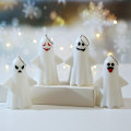 Miniatyrbillede 2 af 3: Halloween Spøgelseslys LED Natlampe Dekorationsrekvisitter Gave C