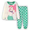 Miniatyrbild 2 av 3: Frozen Prinsessa Flickor Pyjamas Grafisk Långärmad Topp & Byxor Sovkläder Set Hemmakläder Pyjamas #4 110cm