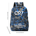 Miniatyrbild 6 av 6: CR7 Ronaldo Print Ryggsäck Galaxy Ryggsäck Resväskor Axelväskor Skolväska A