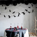Pikkukuva 5 / 5: Halloween Lentävät Linnut Seppeleet Bannerit Lippu Juhlakoriste