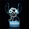 Miniatyrbillede 1 af 4: LED Sengelampe med Touch-funktion Stitch Natlampe Børnegave D