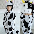 Pikkukuva 1 / 2: Lasten eläimet sarjakuva haalari fleece pyjama cosplay-asu C 100cm