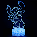 Miniatyrbillede 1 af 4: LED Sengelampe med Touch-funktion Stitch Natlampe Børnegave F