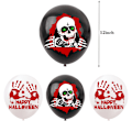 Pikkukuva 2 / 5: 38 kpl Halloween-ilmapallosetti juhliin bannerilla ja kakun koristeilla