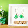 Pikkukuva 3 / 5: 36 kpl Pyhän Patrickin päivän shamrock-koriste Onnenapila kodin sisustus 36 Pcs