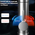 Miniatyrbild 6 av 10: Elektrisk 30-60° kran med temperaturdisplay, rostfritt stål 304, 360° roterbar, hushåll, digital display, 3-sekunders uppvärmning
