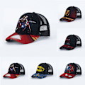 Miniatyrbild 2 av 2: Barn Pojkar Superhjälte Karaktär Marvel Basebollkeps Mesh Andningsbar Snapback Hatt Death Attendant