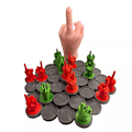 Miniatyrbild 1 av 5: Balansspel med Långfinger 18 Delars Set Balansleksak för Långfinger Ny Red Green